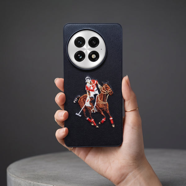 Black Leather Horse Rider OC Ornamented for Oneplus 13