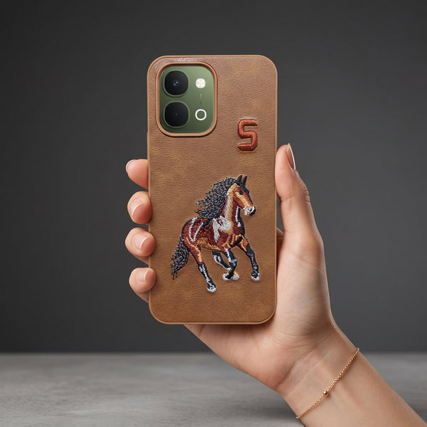Brown Leather Horse No. 5 OC Ornamented for Vivo Y51 Pro