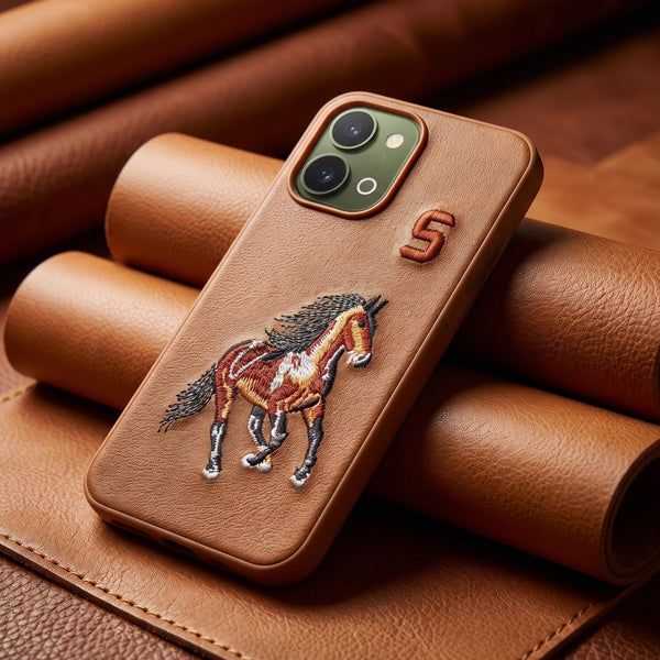 Brown Leather Horse No. 5 OC Ornamented for Vivo Y51 Pro