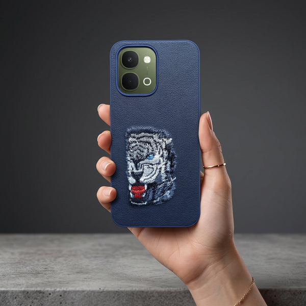 Blue Leather Blue Lion OC Ornamented for Vivo T5x