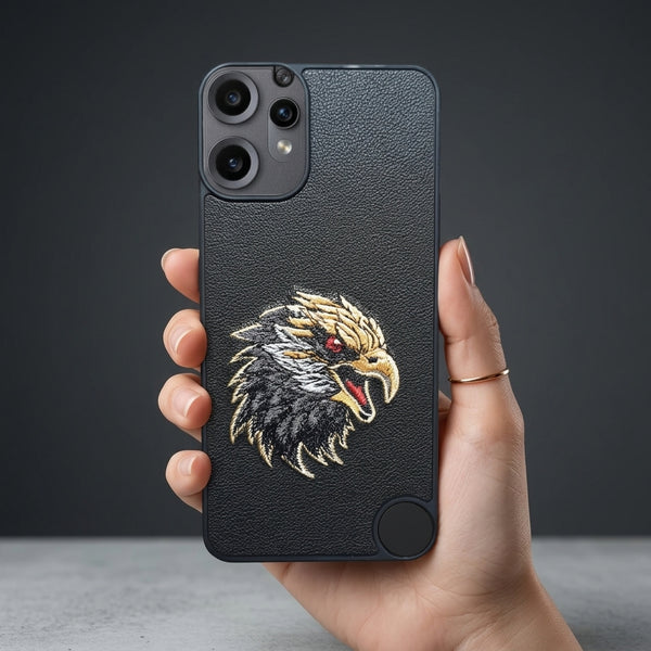 Black Leather Eagle OC Ornamented for CMF PHONE 2 Pro