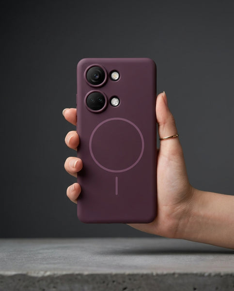 CAVEN Dark Pink Silicone case for Oneplus Nord 3