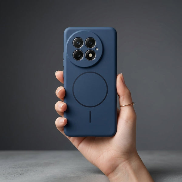 CAVEN Dark Blue Silicone case for Oneplus 13