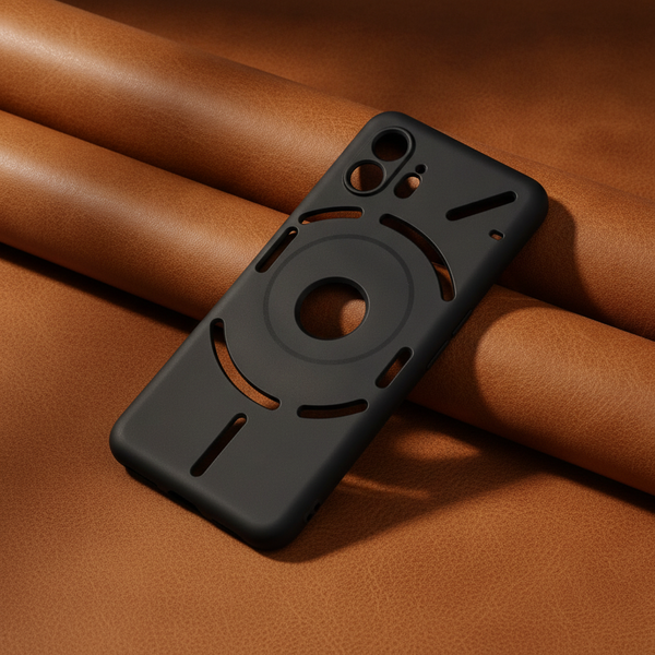 CAVEN Black Silicone case for Nothing Phone 2