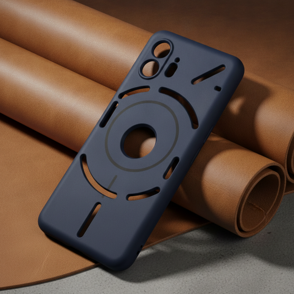 CAVEN Dark Blue Silicone case for Nothing Phone 2