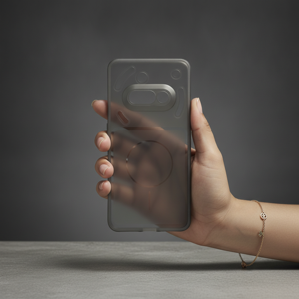 Black Amber Silicone Case for Nothing Phone 3A