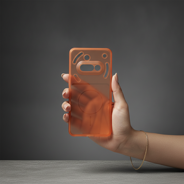 Orange Amber Silicone Case for Nothing Phone 3A