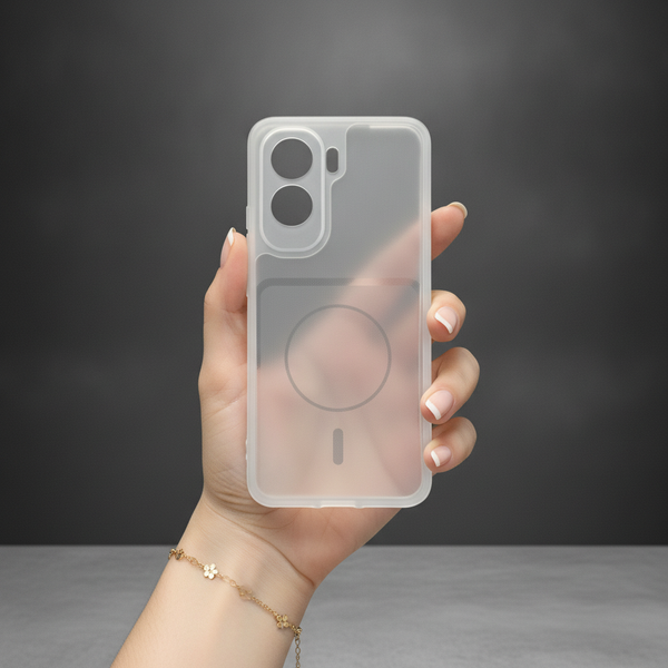White Amber Silicone Case for  Vivo T5 Pro