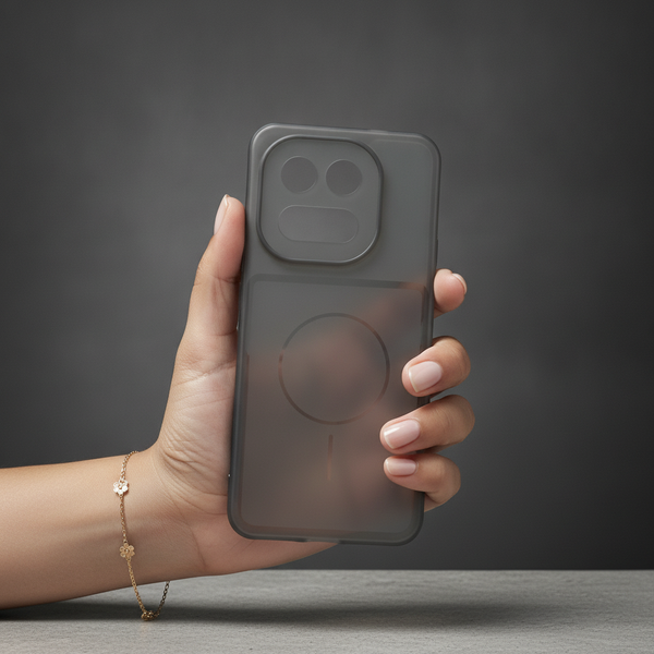 Black Amber Silicone Case for IQOO 15