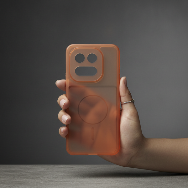 Orange Amber Silicone Case for IQOO 15