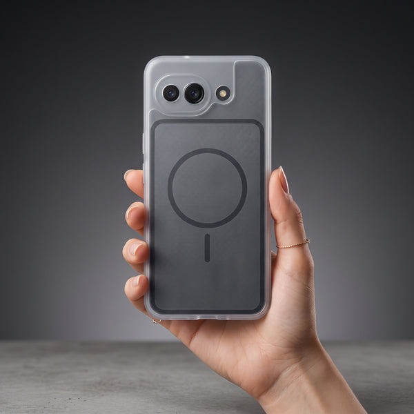 White Amber Silicone Case for Google Pixel 10a