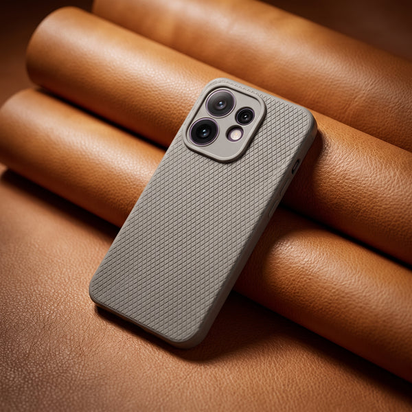 Grey Line Wave Silicone Case for Oppo Reno 16