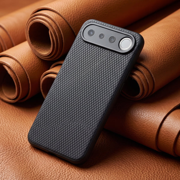 Black Line Wave Silicone Case for Realme 16