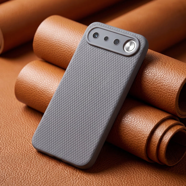 Grey Line Wave Silicone Case for Realme 16