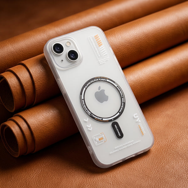 RBOOT White Silicone Case for Apple Iphone 15