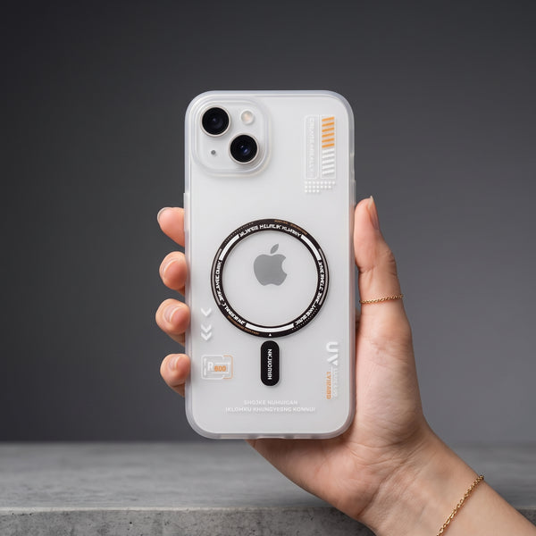 RBOOT White Silicone Case for Apple Iphone 15