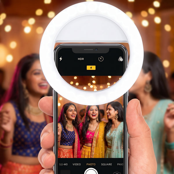 Portable Rechargeable Selfie Ring Light for mobile Phone