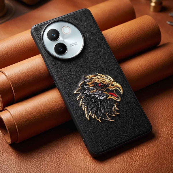 Black Leather Eagle OC Ornamented for Vivo V30E