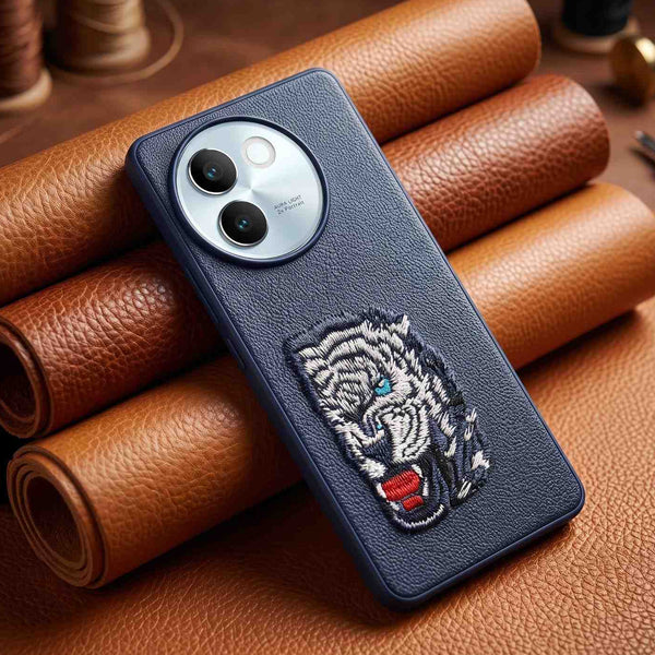 Blue Leather Blue Lion OC Ornamented for Vivo V30E