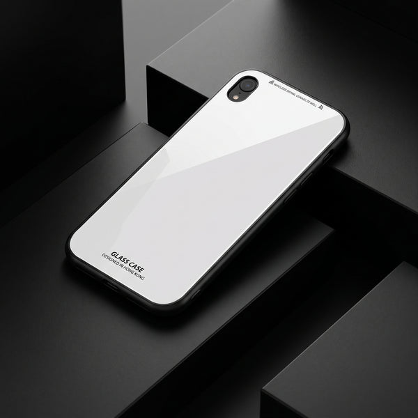 White Glass case for Samsung A03 CORE