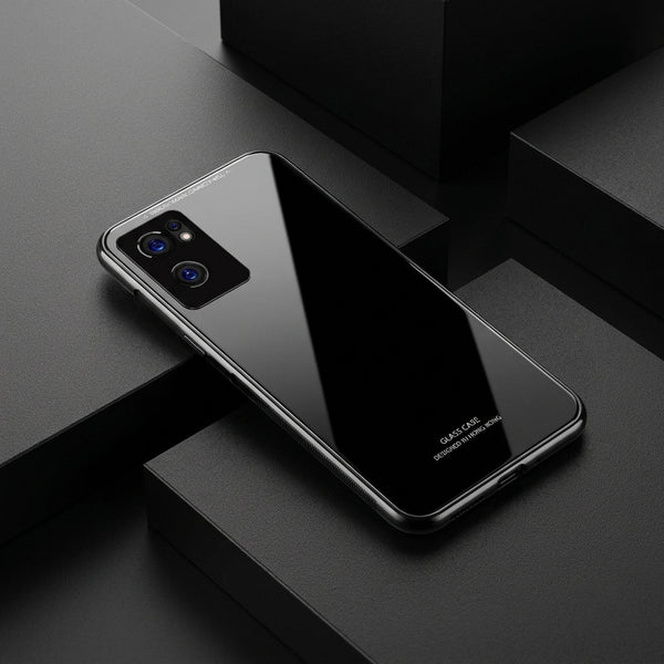 Black Glass case for Oppo Reno 7