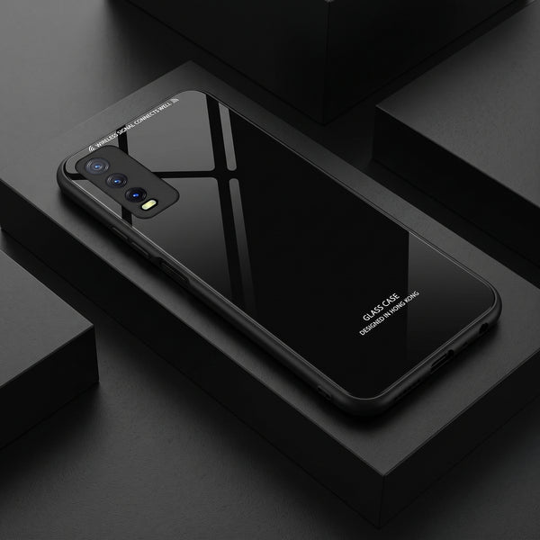 Black Glass case for Vivo Y20