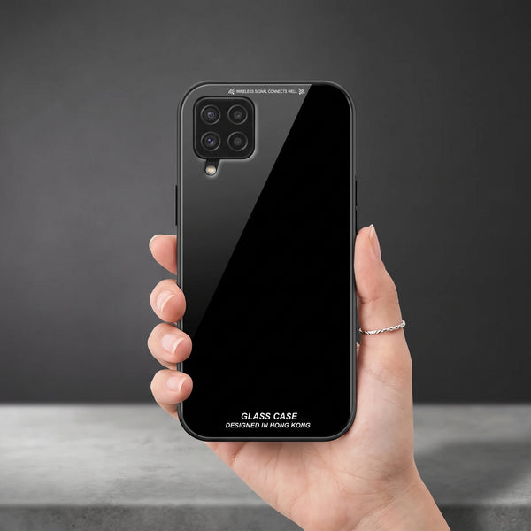 Black Glass case for Samsung M12