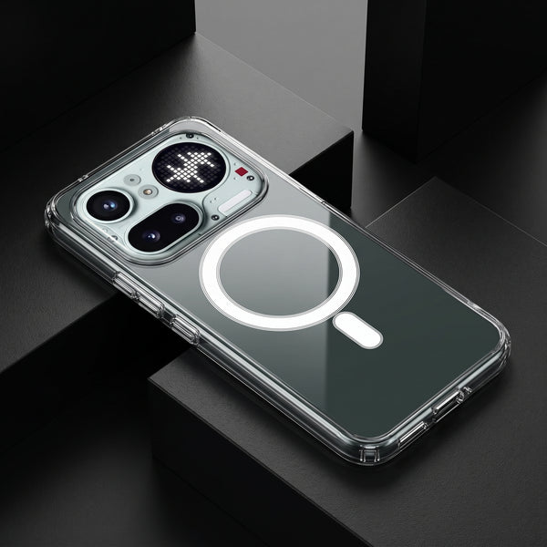 MagSafe Clear Transparent Silicone case for Nothing Phone 4a Pro