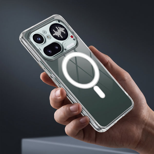 MagSafe Clear Transparent Silicone case for Nothing Phone 4a Pro