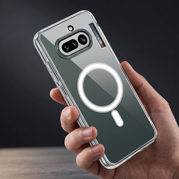 MagSafe Clear Transparent Silicone case for Nothing Phone 4a