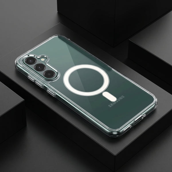 MagSafe Clear Transparent Silicone case for Samsung A57