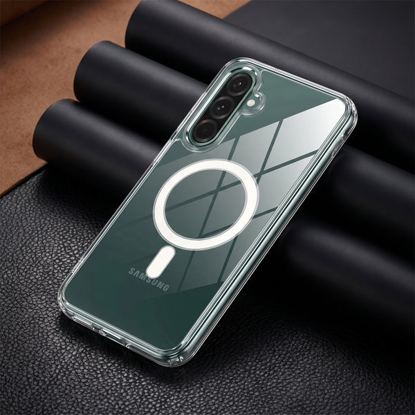 MagSafe Clear Transparent Silicone case for Samsung A57