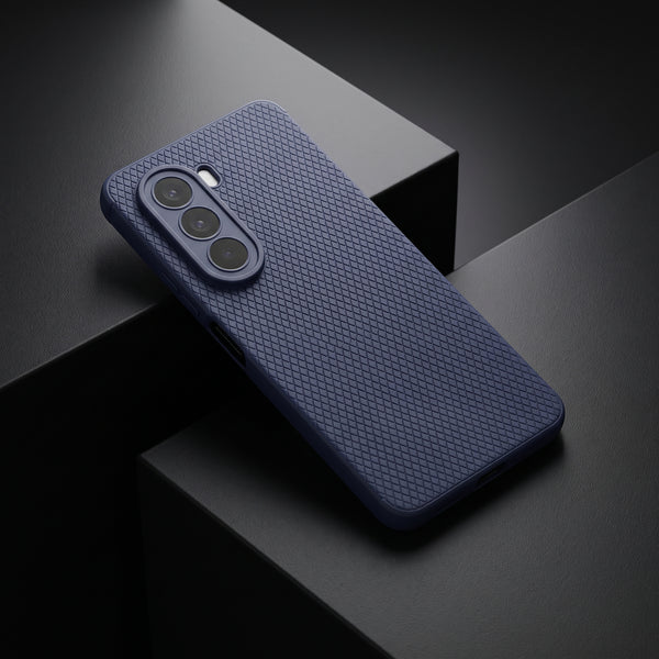 Dark blue Line Wave Silicone Case for Oneplus Nord Ce 6 Lite