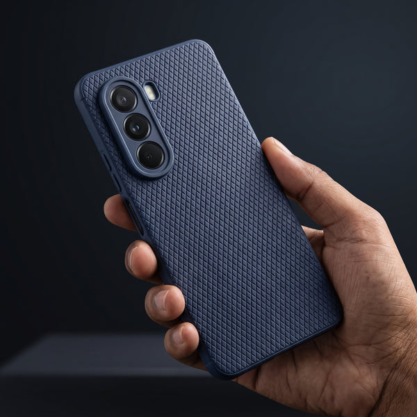 Dark blue Line Wave Silicone Case for Oneplus Nord Ce 6 Lite