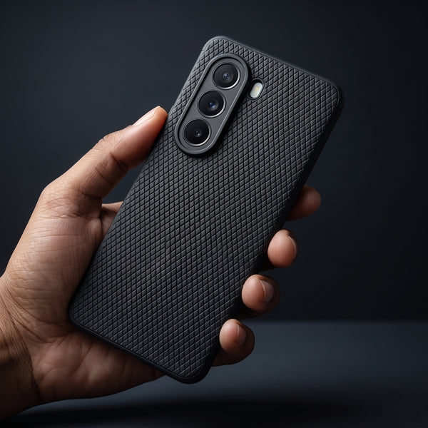 Black Line Wave Silicone Case for Oneplus Nord Ce 6 Lite