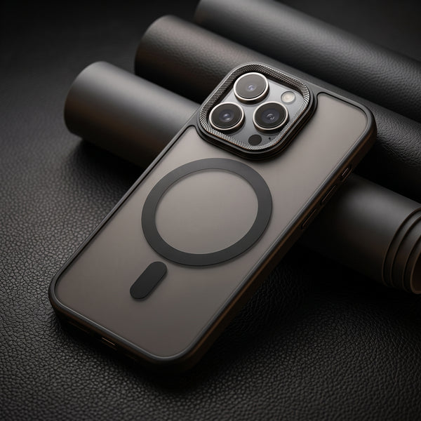 Ringmag Matte Black case for Apple iphone 16 Pro