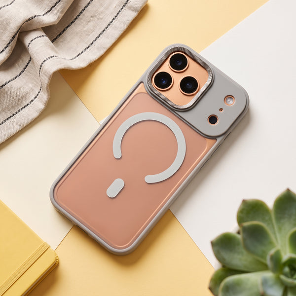 Ringmag Matte Grey case for Apple iphone 17 Pro