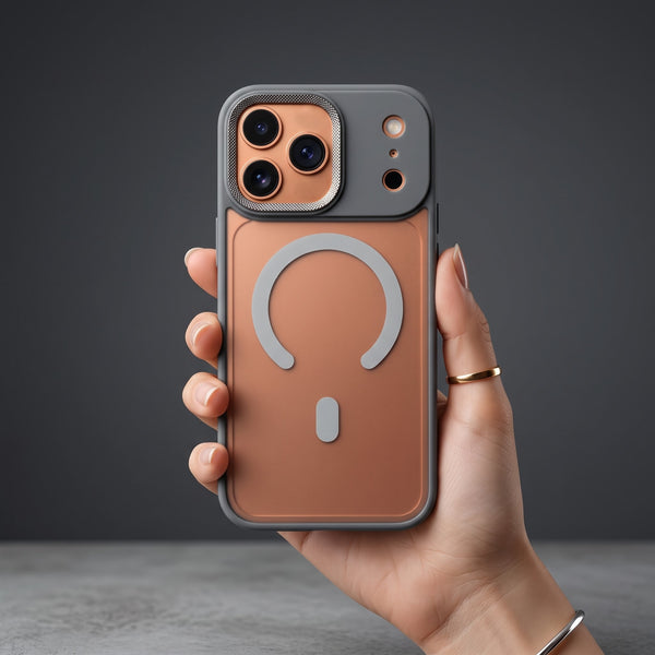 Ringmag Matte Grey case for Apple iphone 17 Pro