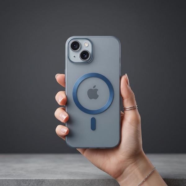 Blue Flexy Silicone Case for Apple Iphone 13