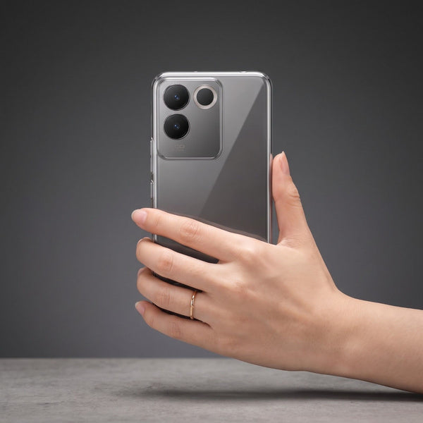 SilicaClear Transparent Silicone Case for Vivo T2 Pro