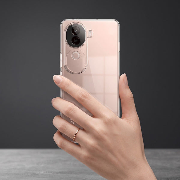 SilicaClear Transparent Silicone Case for Vivo V40E
