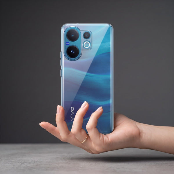 SilicaClear Transparent Silicone Case for Vivo V60e