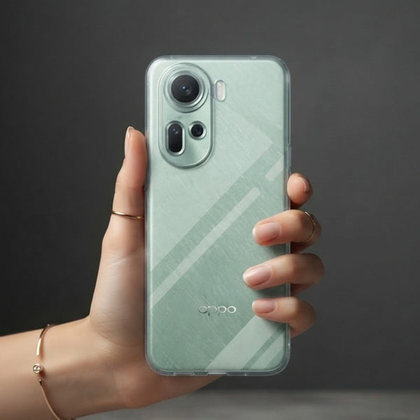 SilicaClear Transparent Silicone Case for Oppo Reno 11 5g