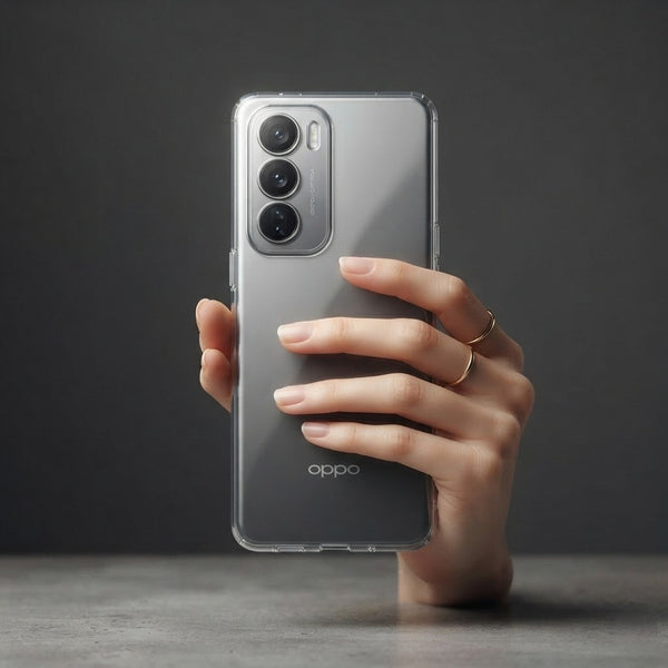 SilicaClear Transparent Silicone Case for Oppo Reno 12 Pro 5g