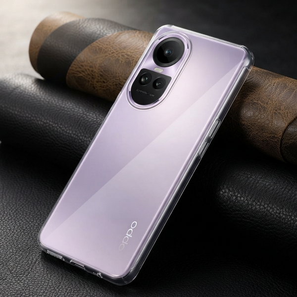SilicaClear Transparent Silicone Case for Oppo Reno 10 5g
