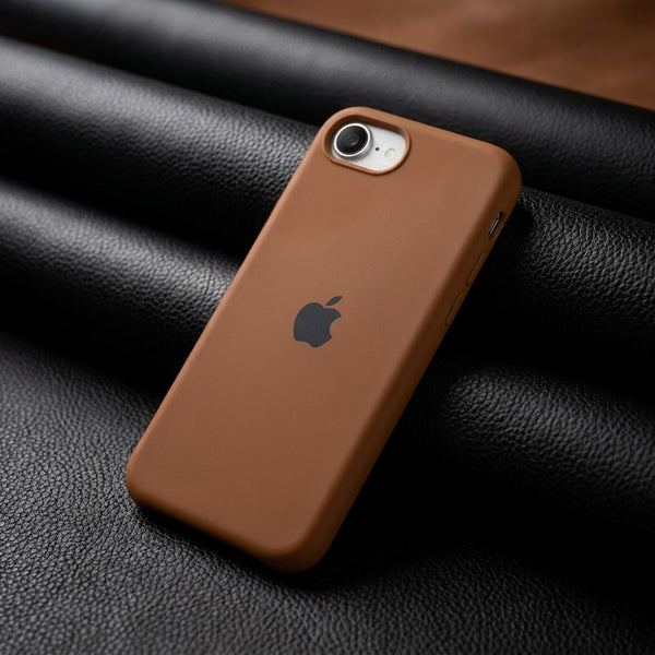 Brown Original Silicone case for Apple iphone 17E