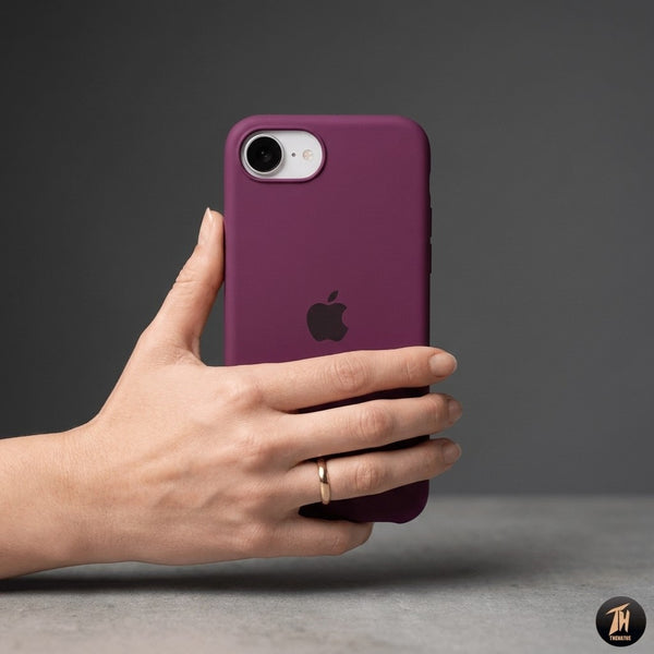 Dark Pink Original Silicone case for Apple iphone 17E
