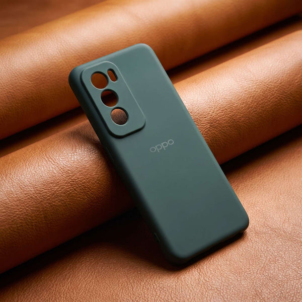 Dark Green Camera Original Silicone case for Oppo Reno 12
