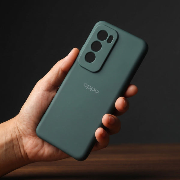 Dark Green Camera Original Silicone case for Oppo Reno 12