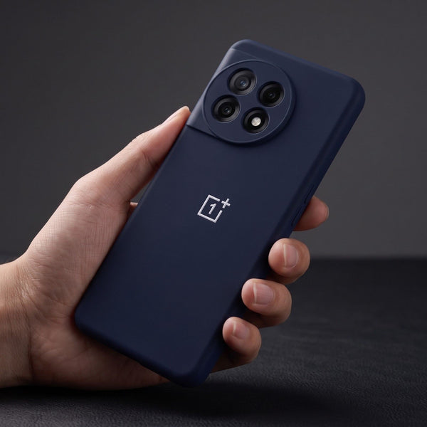 Dark Blue Camera Original Silicone case for Oneplus 11R
